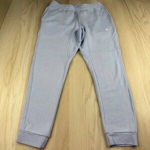 Nike Mens Blue Drawstring Waist Tapered Leg Performance Jogger Pants Size M